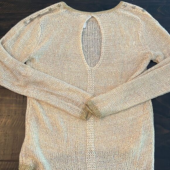 Gold sequence sweatshirt - Picture 3 of 3